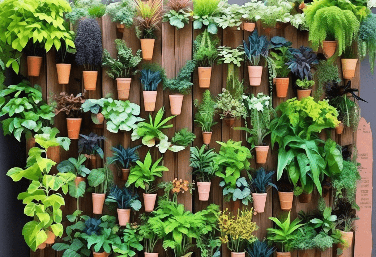 Como fazer um jardim vertical