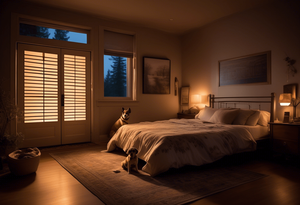 Como posso manter minha casa segura quando estou dormindo