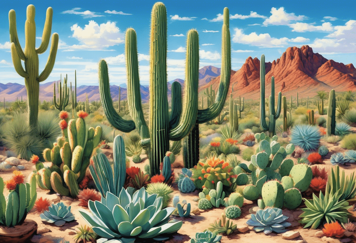 Plantas para jardim de cactos e suculentas