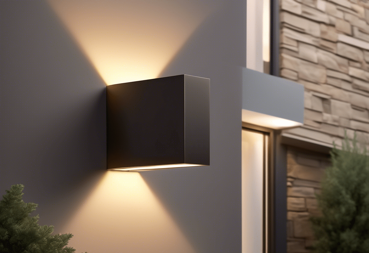 arandelas externas modernas