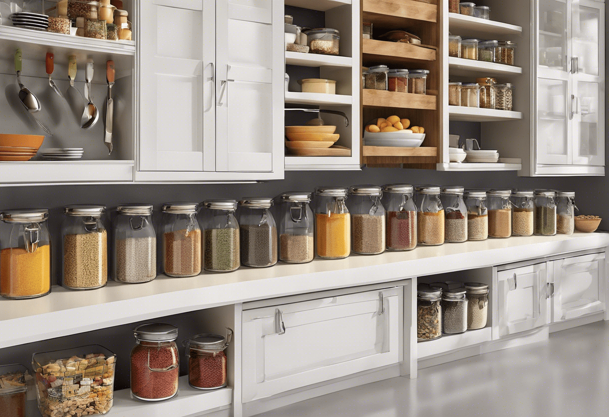 armários de cozinha arrumação