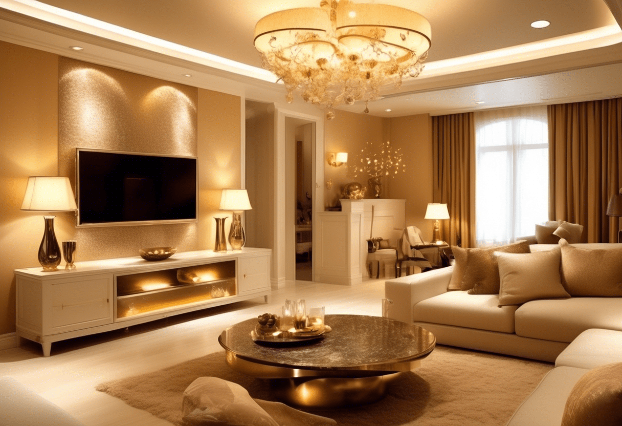 decoração iluminação