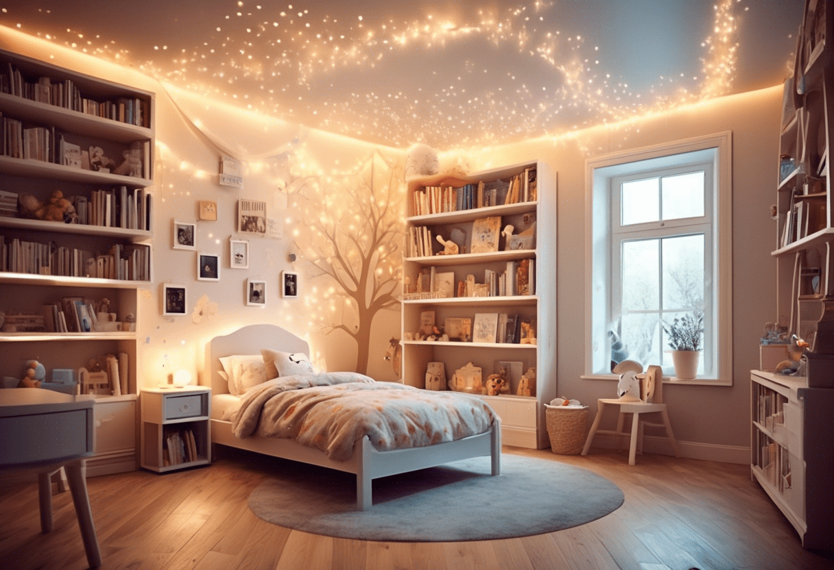 iluminação quarto infantil