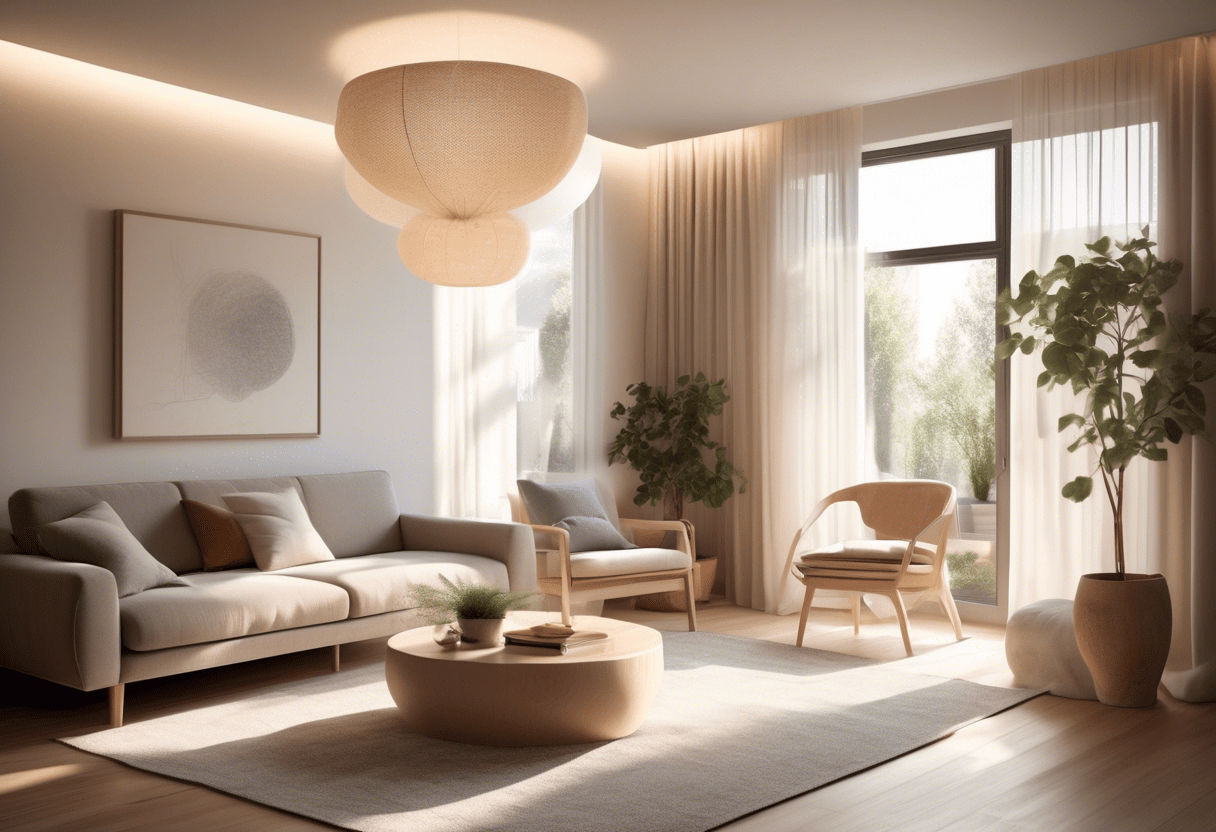 iluminação sala pequena