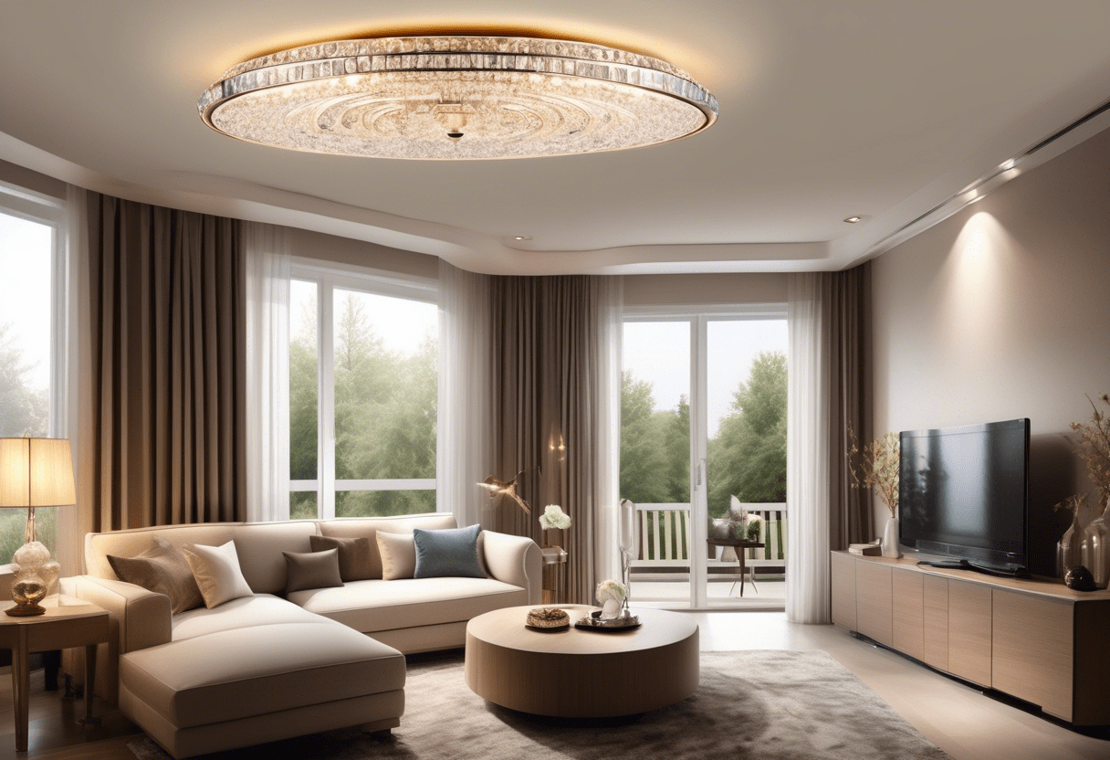 luminárias de teto para sala