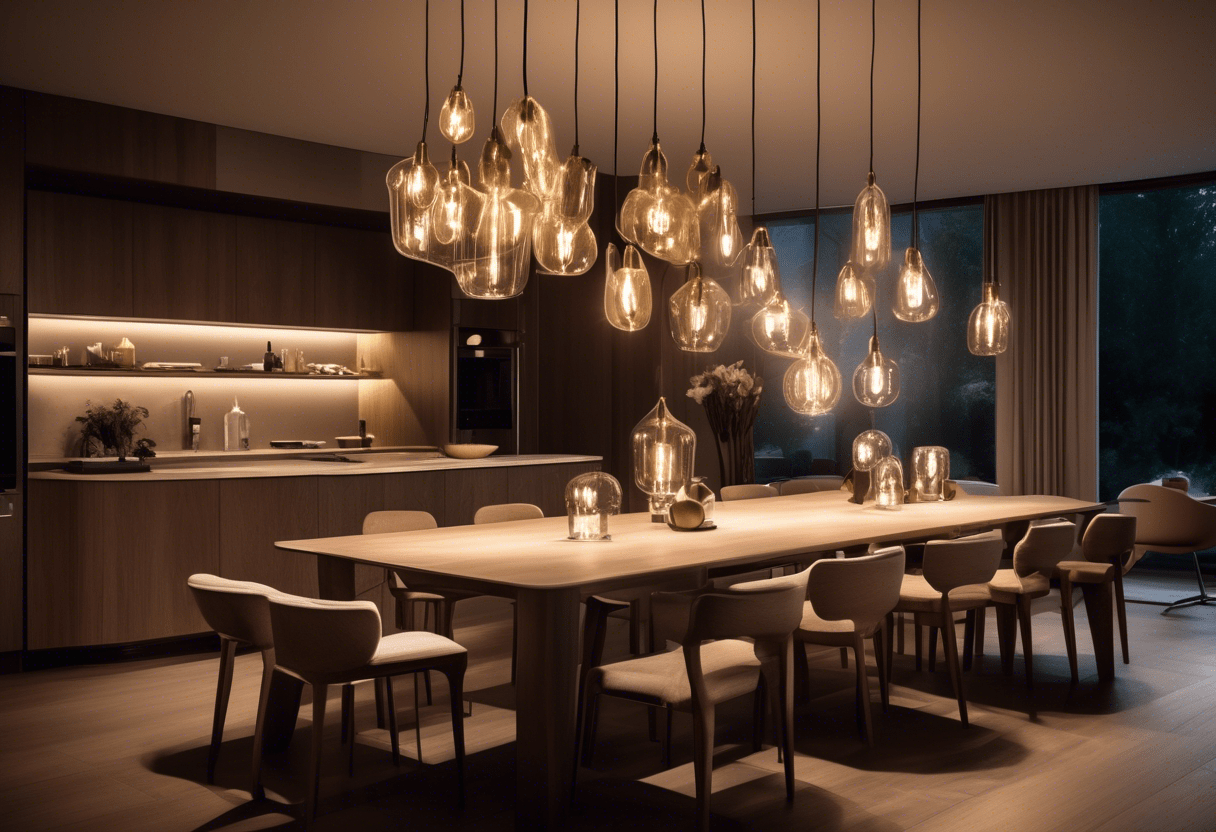 tipos de luminárias para sala