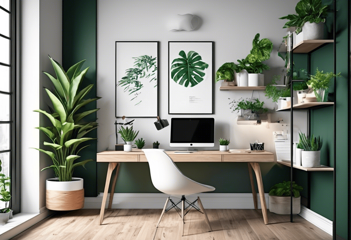 Como decorar um home office