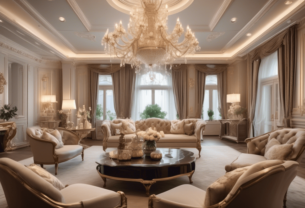 Como decorar uma sala de estar clássica