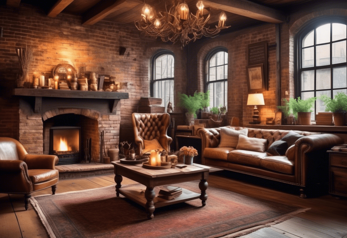 Como decorar uma sala de estar rústica