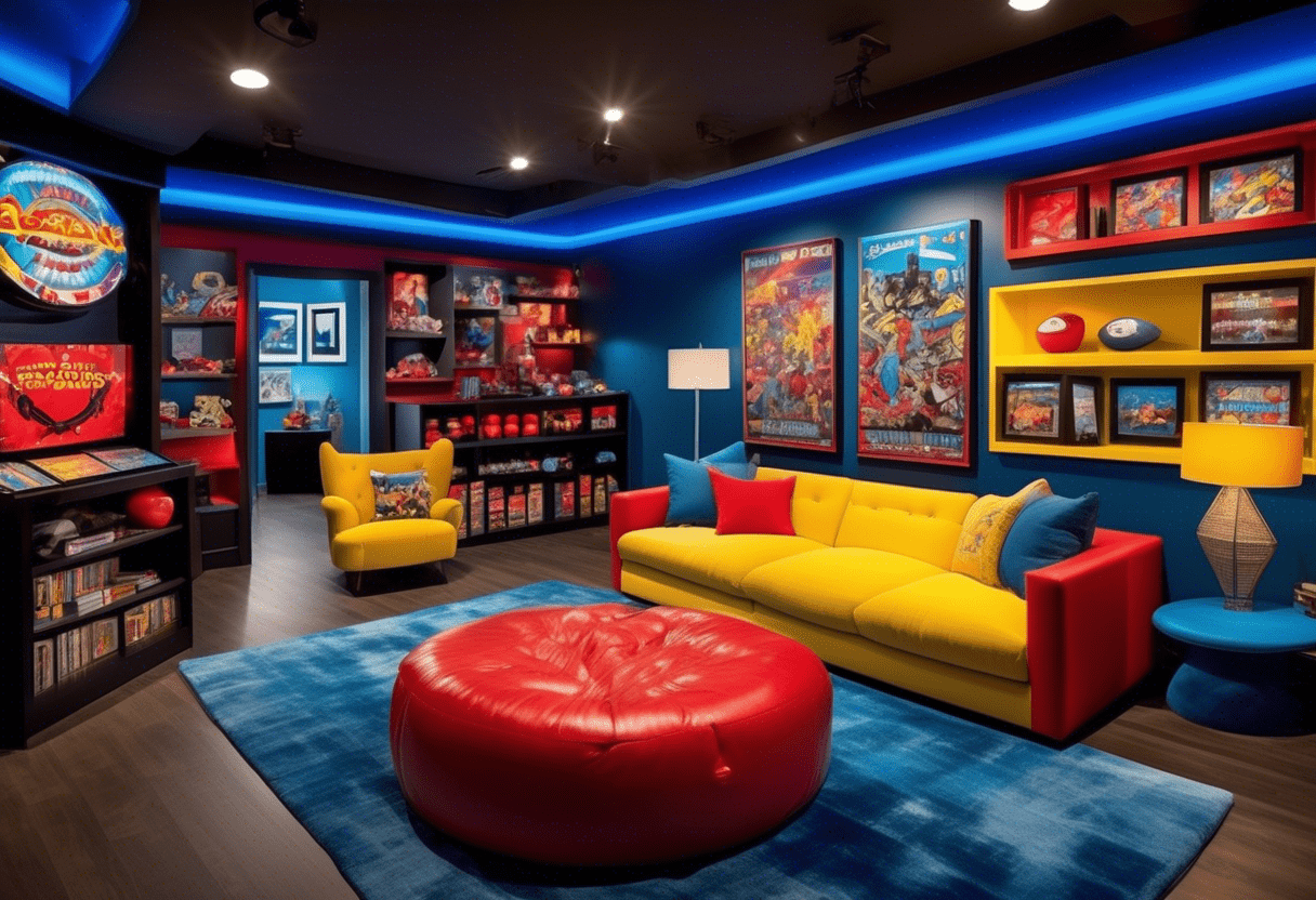 Como decorar uma sala de jogos