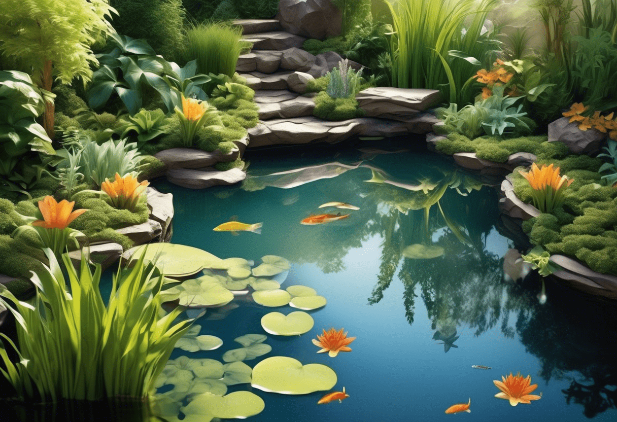 Como fazer um jardim com plantas aquáticas