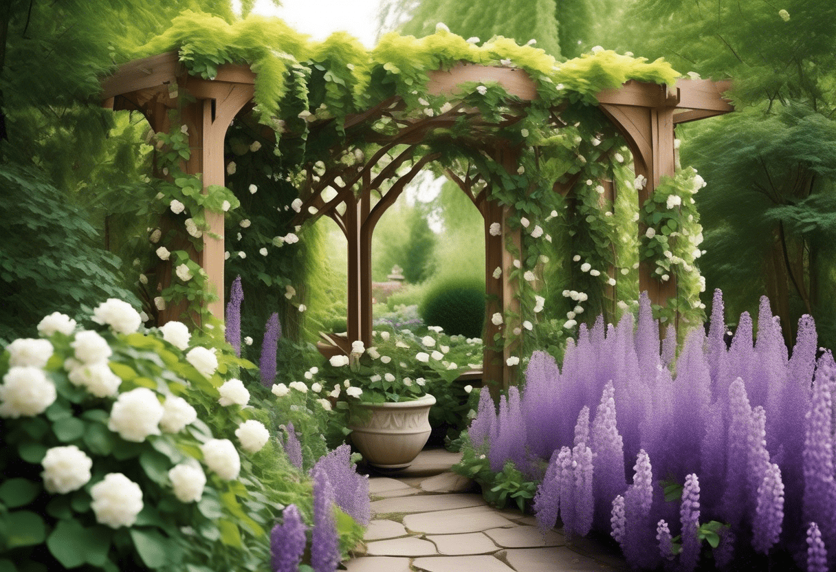 Como fazer um jardim com plantas trepadeiras