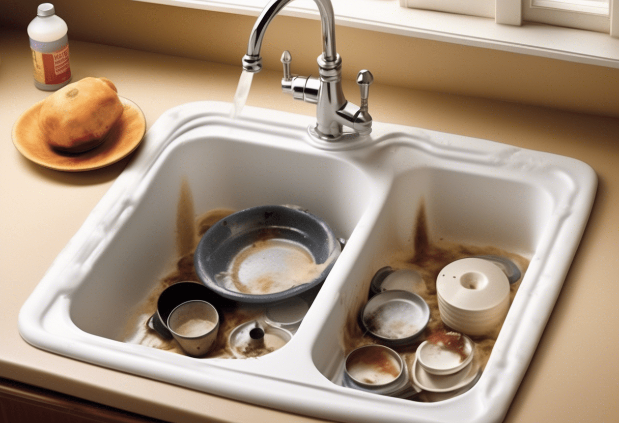 como desentupir cano da pia engordurado