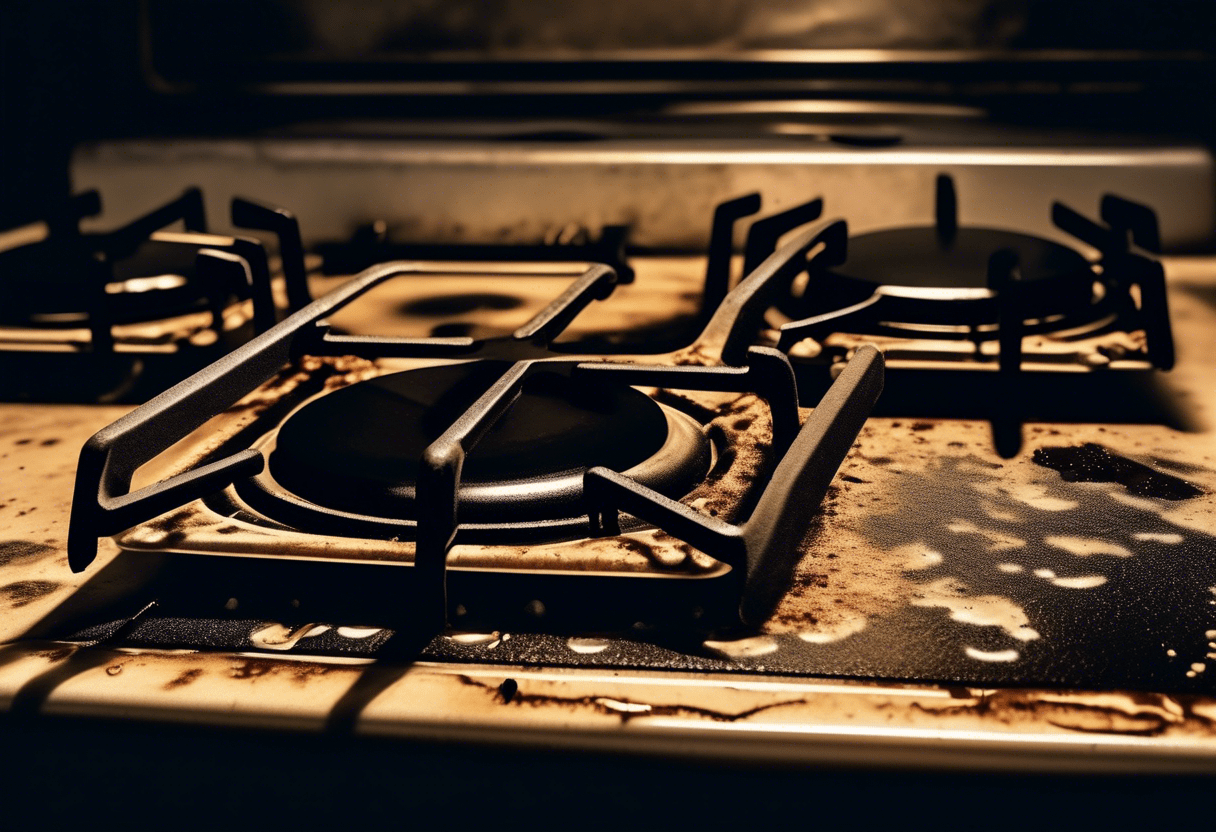 como desentupir fogão com vinagre