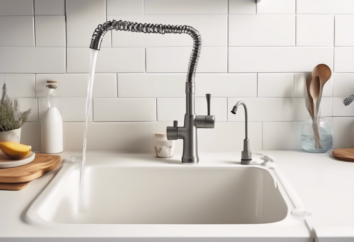 como desentupir pia de cozinha cheia de água