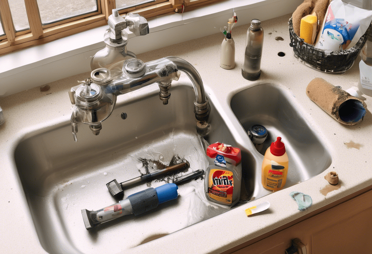 como desentupir pia do banheiro