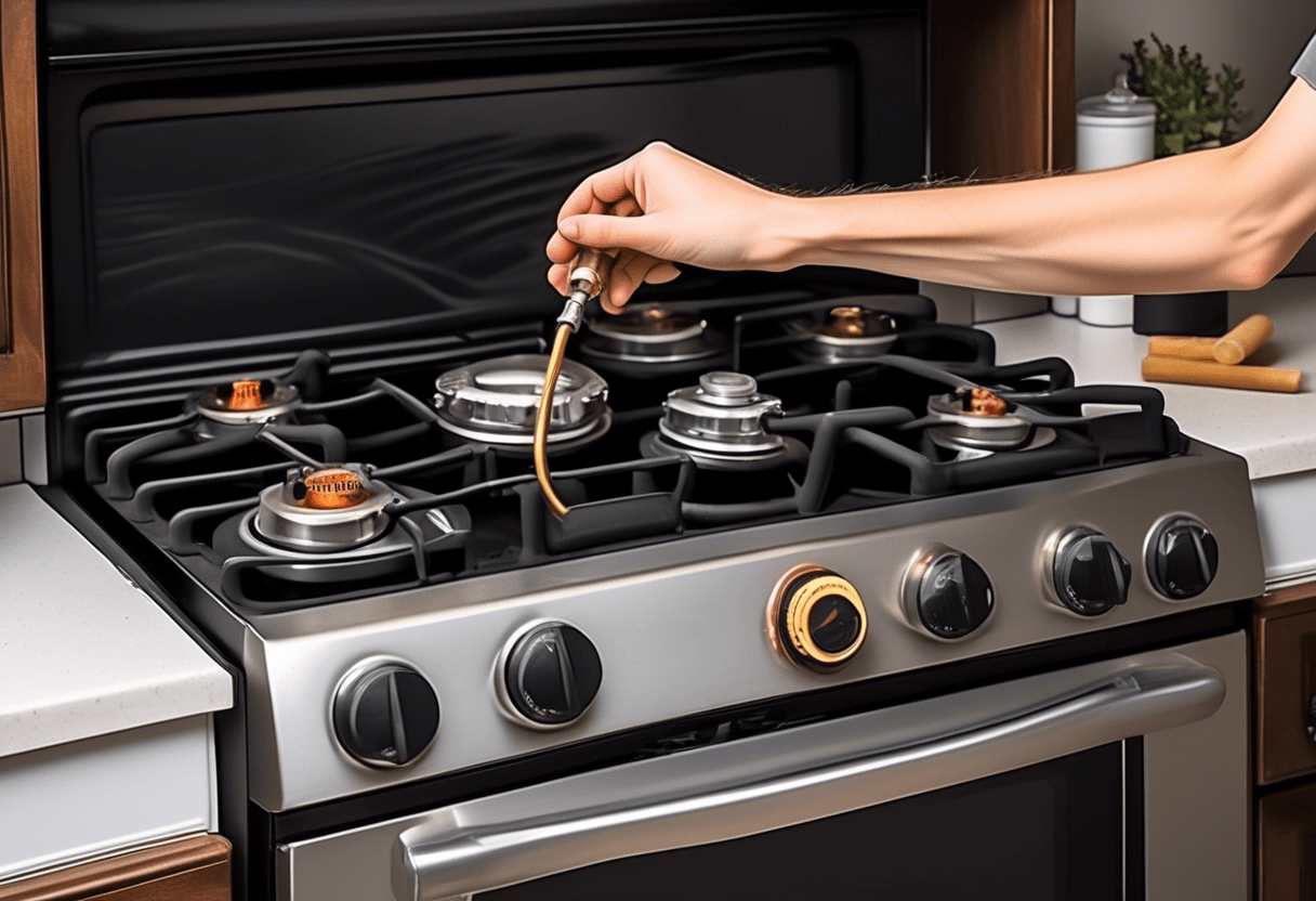 como ligar o gás do fogão