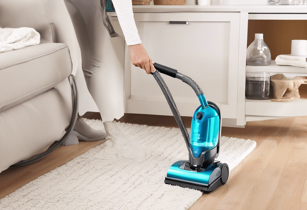 como limpar aspirador de pó vertical