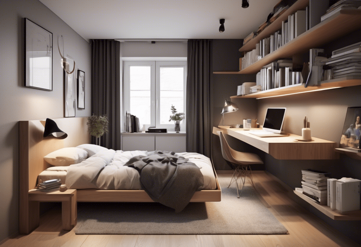 como mobiliar quarto de casal pequeno