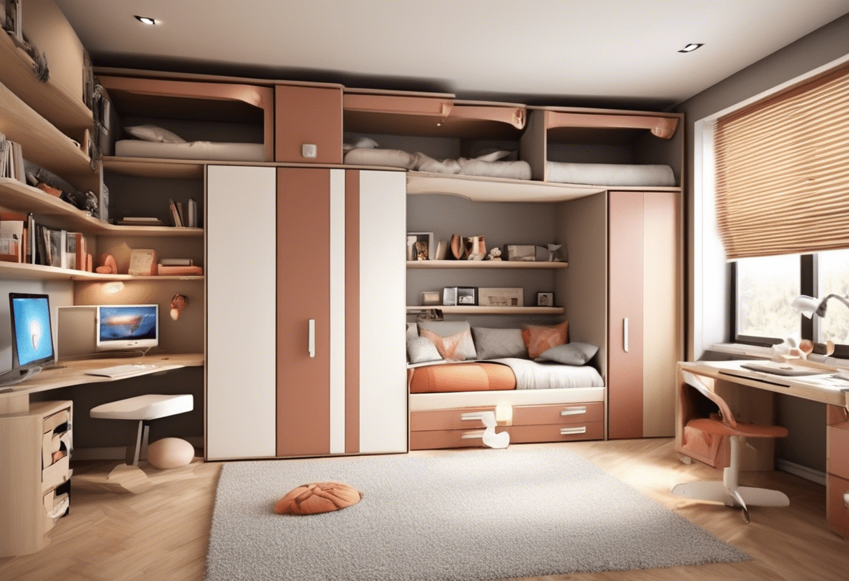 comoda com guarda roupa embutido