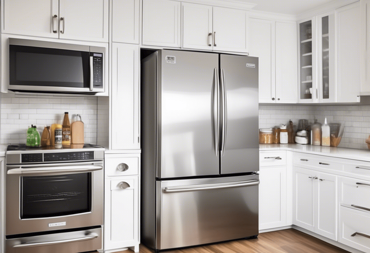 como limpar geladeira inox