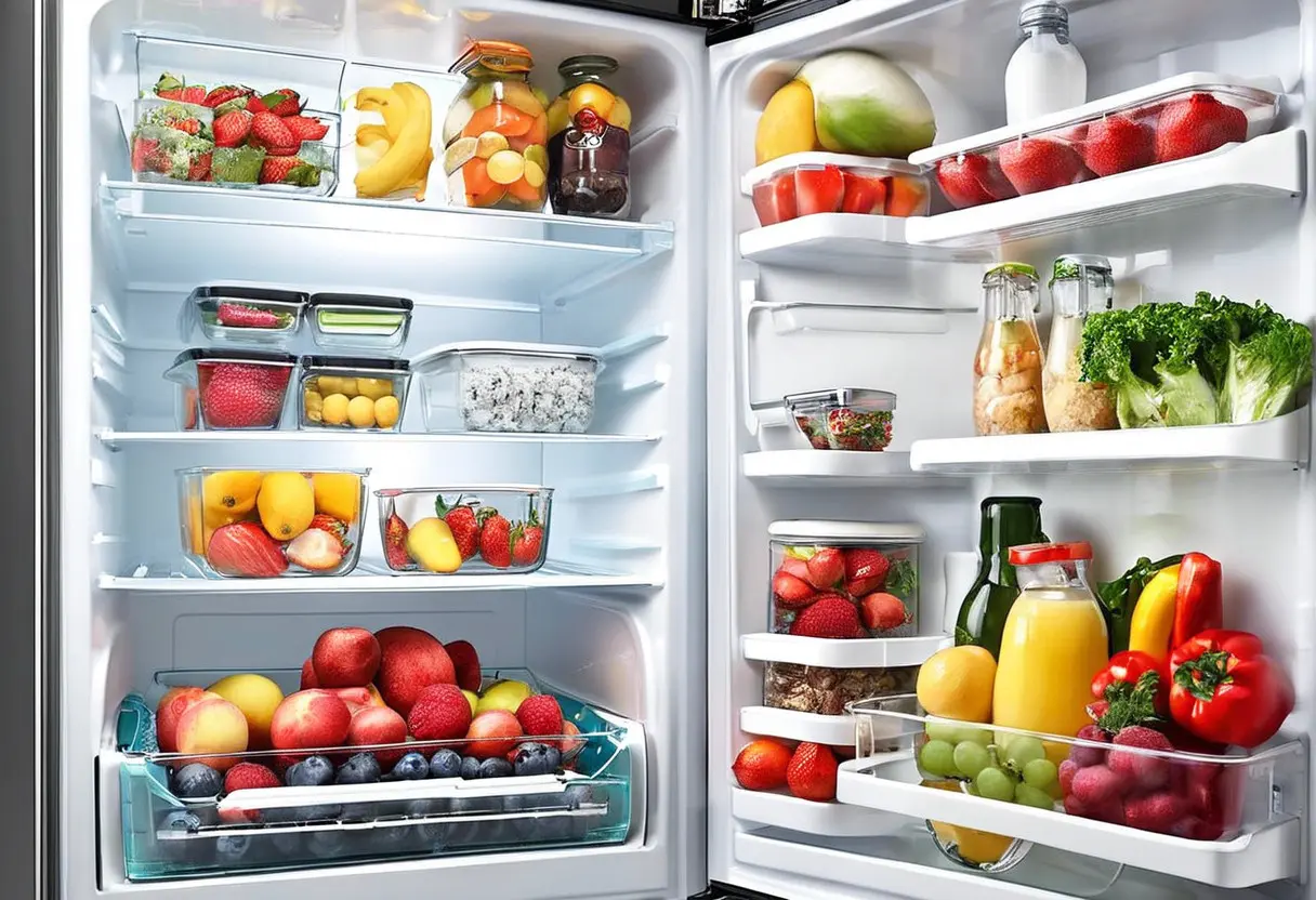 como organizar geladeira