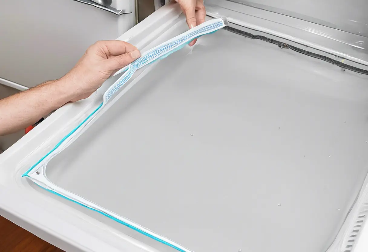 como trocar borracha de geladeira