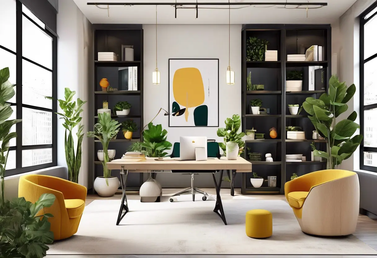 Como decorar um escritório moderno