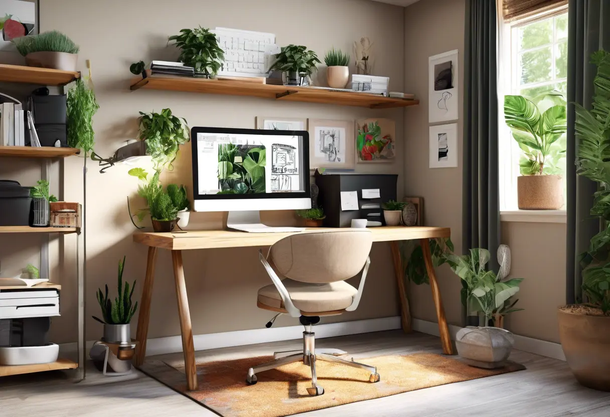 Como decorar um escritório pequeno