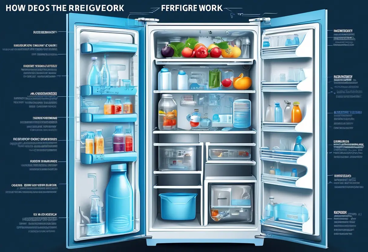 como funciona a geladeira