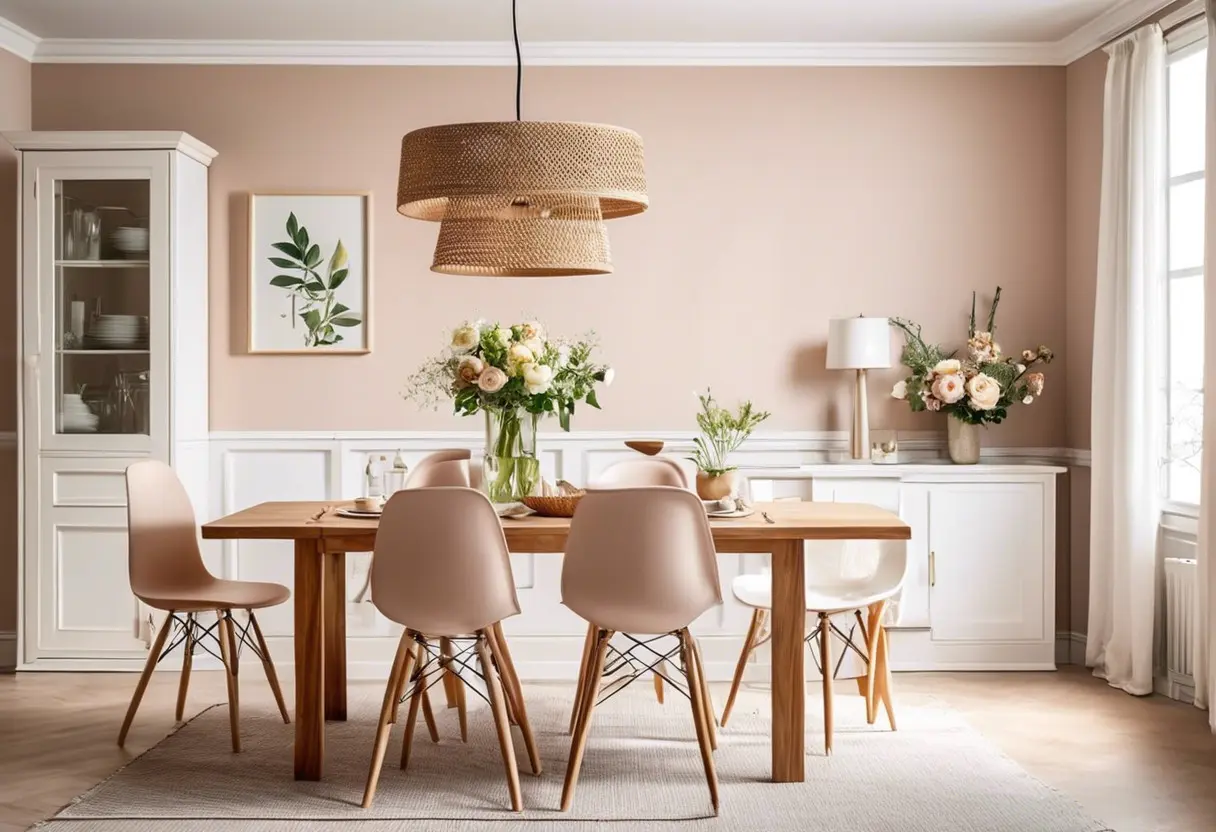 como decorar sala de jantar simples