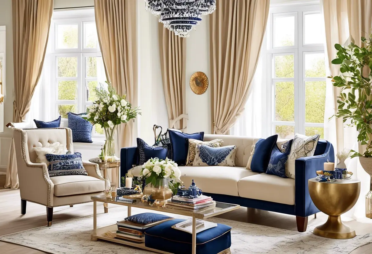 Como decorar a sala de estar para festas