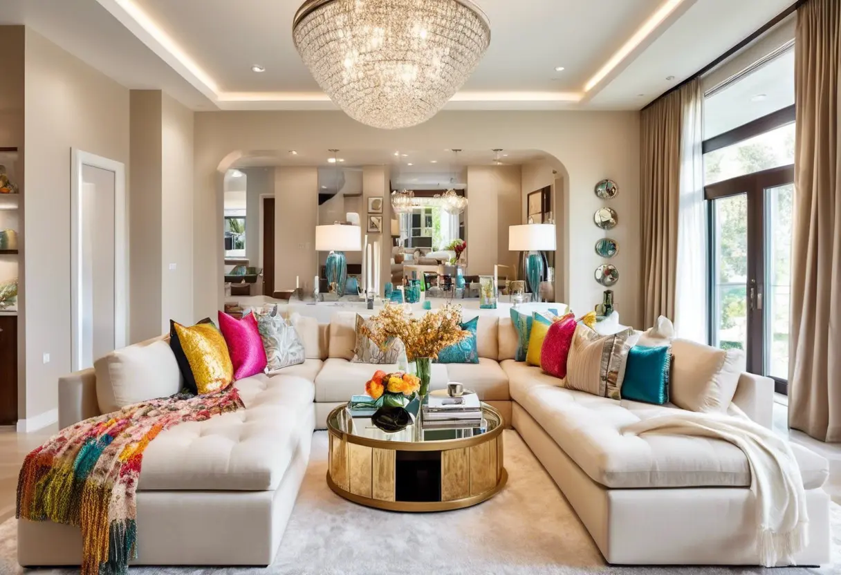 Como usar espelhos na decoração da sala