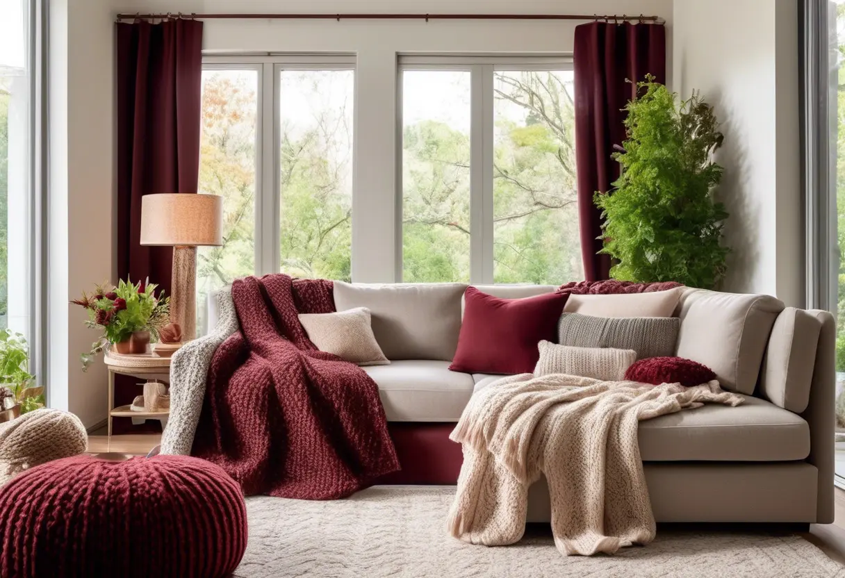 Como usar mantas na decoração da sala