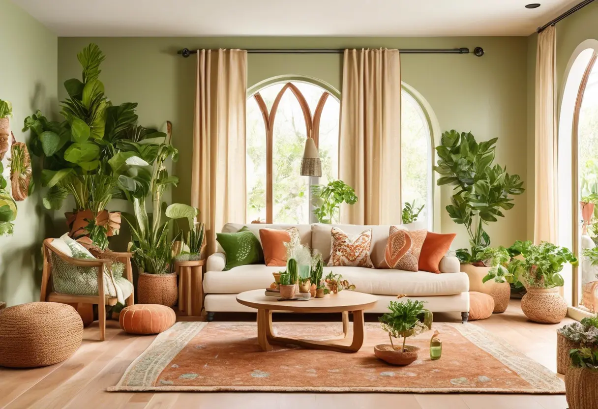 Como usar plantas na decoração da sala