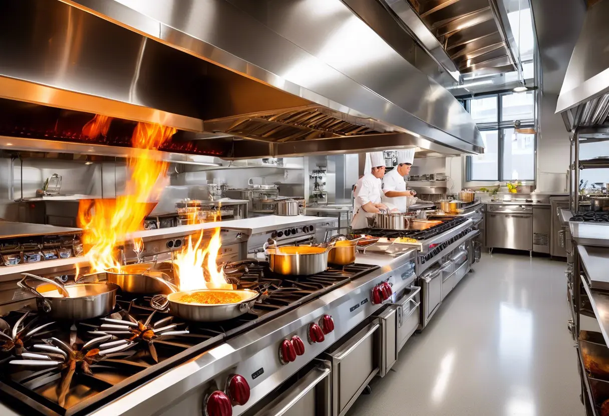 Como funciona o fogão industrial