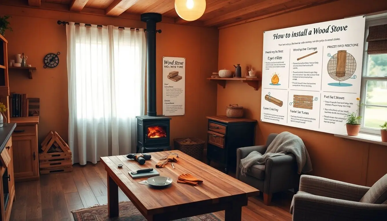 Como instalar um fogão de lenha