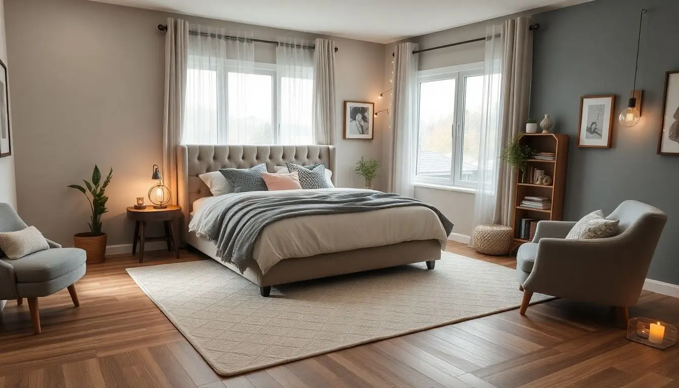 Quarto de casal aconchegante