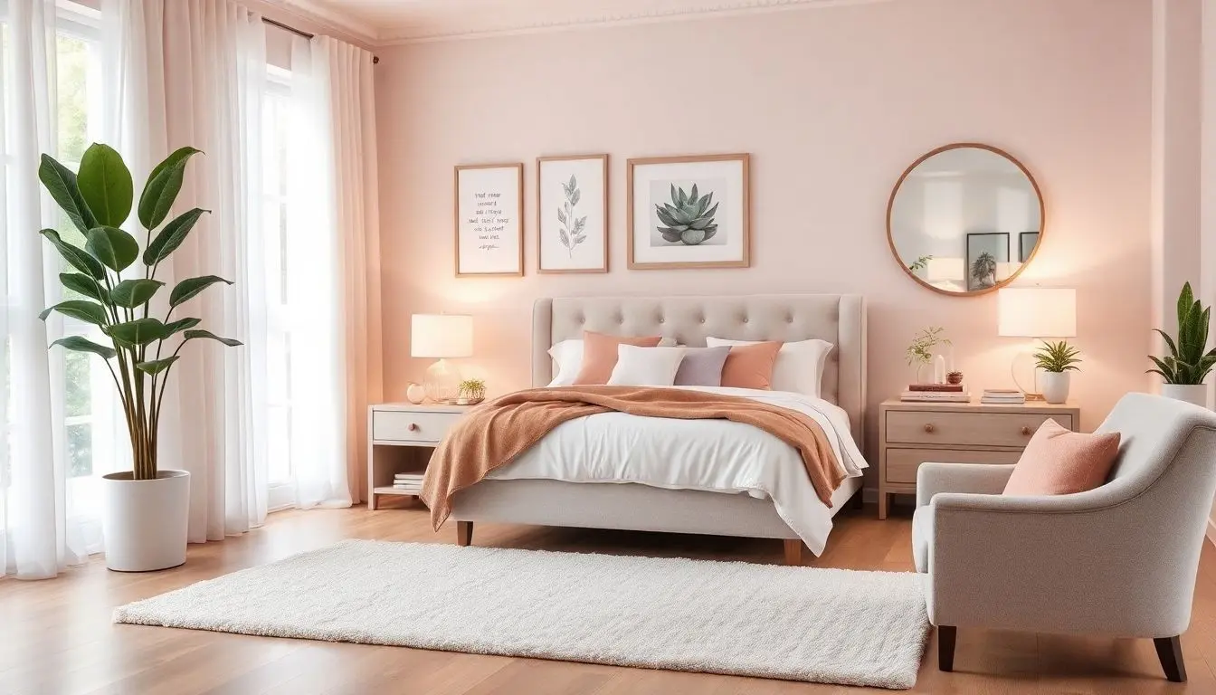 Quarto de casal feminino
